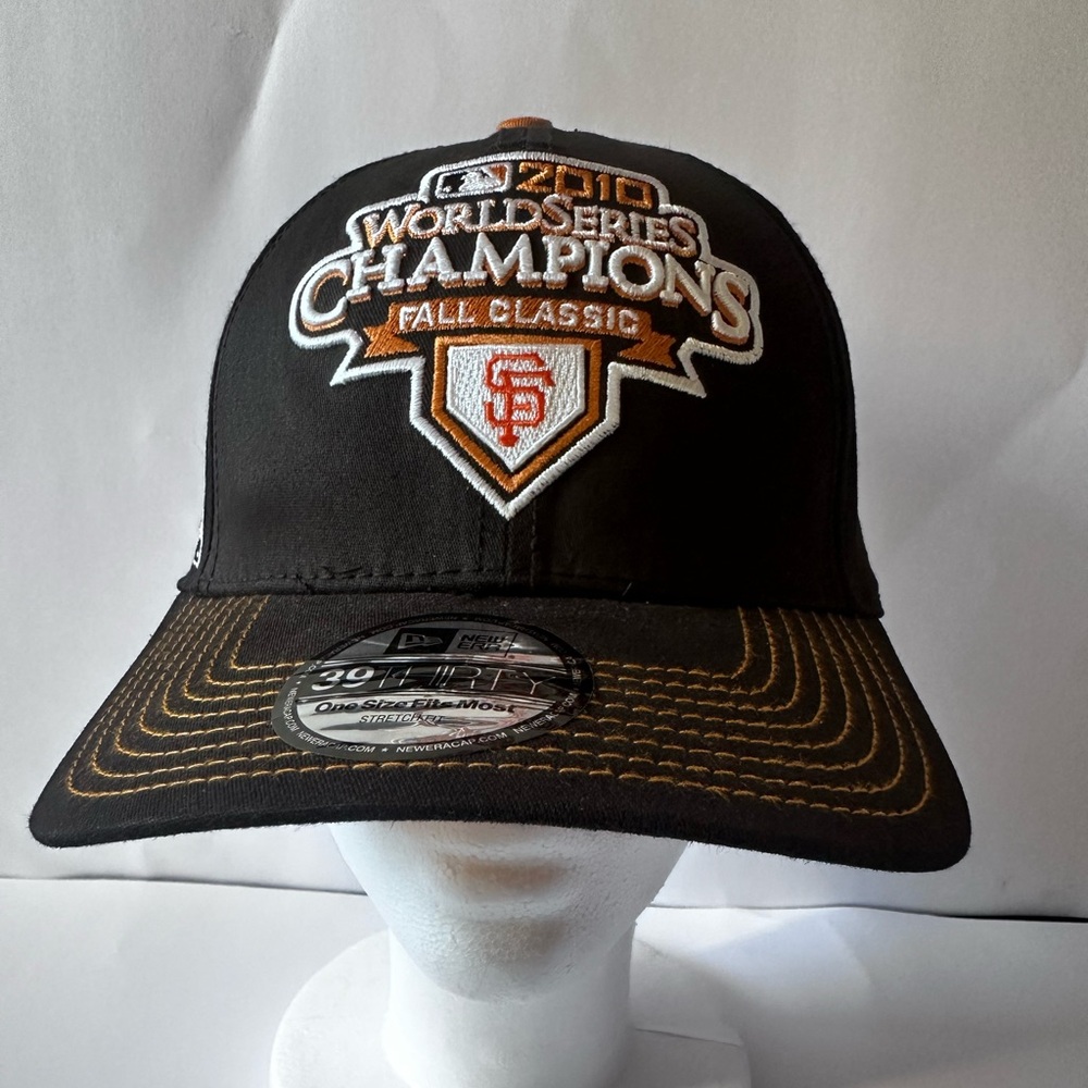 San Francisco Giants 2010 MLB World Series Champions Stretch Cap New Era Hat